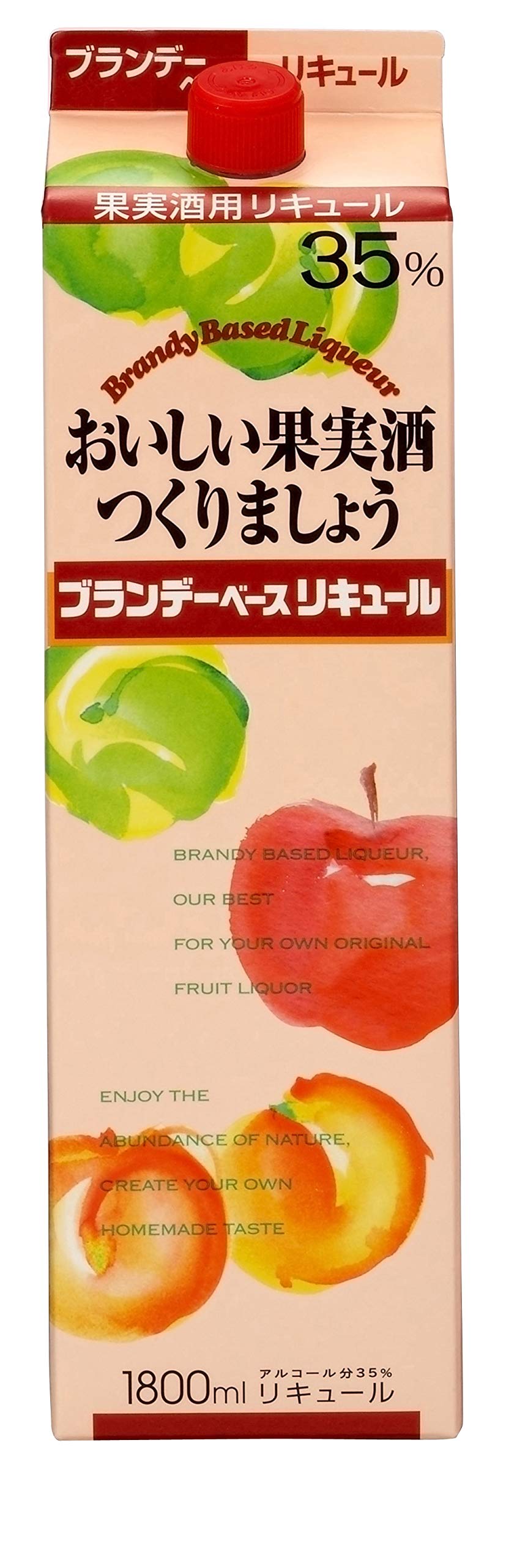 おいしい果実酒つくりましょう　ブランデーベースリキュール　1,800ミリ　６本 Amazon.co.jp: 合同酒精 おいしい果実酒つくりましょうブランデー